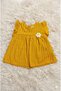 Girl's Ruffled Sleeves Floral Detailed Slim Summer Dress - 3