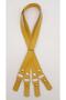 Bag Accessory Square Model Real Leather Lemon Mold Color Bag Handle Light Gold Metal