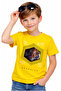 Boy's Tiger Patterned Color Changing Yellow T-Shirt - 2