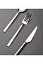 Lug Ga Nature Dessert Fork Set of 6 - High Quality 18/10 Stainless Steel - 3