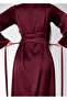Back Zipper with Drawstring Evening Dress - 2