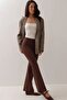 Women's Spanish Style High Waist Slimming Pants Leggings - 6