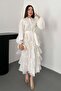 Volant striped layered dress - 3