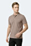 Zany Men's Polo Neck Mink T-Shirt - 6