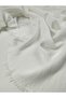 Thin Knitted Fabric in White Color Width: 170cm - 6