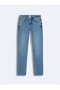 Fallon 200 High Waist Skinny Leg Mid Indigo Jean Pants