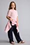 Baggy Fit Extra Comfortable and Flowy Jean Trousers for Girls H6075A826Sp