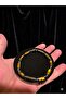Güleç Natural Stone Tiger's Eye Hematite Natural Stone Men's Bracelet Cylinder Cut - 4