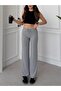 Women's Gray Straight Cut Comfortable Casual Tracksuit