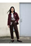 Nevavm Women's Jacket with Shirt Collar and Contrast - 3