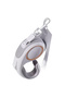 Retractable Dog Leash 5M Reflective Nylon Tangle-Free Durable Comfortable Handle White - 2