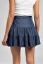 Jesy Women's Jean Skirt Blue - 4