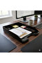 رف مستندات بلاستيكي متوافق مع A4، منظم مستندات متين لسطح المكتب، مقاس 33x25x6 سم - 3