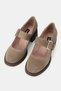 Women's Mink Suede Genuine Natural Leather Mary Jane Shoes with Buckle, Size 36-41 - 3