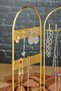 Gold Luxury Jewelry Organizer Box Decorative Jewelry Stand 3 Pieces Necklace Ring Earring - 4
