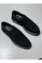 Black Nubuck Leather Men's Classic Shoes - 3