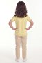 Printed Short Sleeve Girls' T-Shirt B6 - 4