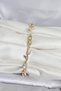 Stylish Brass Gold Color Flower Ivy Model Women's Bracelet Teachers Mothers Valentine's Day Gift - 2