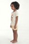 Printed Short Sleeve Girls' T-Shirt B9 - 3