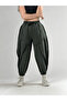 Green Women's Jogger Pants with Stitching Detail Coc3144 - 2