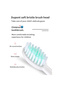 Ultrasonic Electric Kids Toothbrush USB Rechargeable Waterproof Soft Bristles 6 Heads - 4