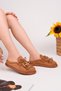 Fri̇nge Suede Leather Bow Detailed Casual Comfortable Closed-Front Women's Tassel Loafer Slippers - 5