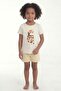 Printed Short Sleeve Girls' T-Shirt B9 - 2