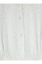 Xside Openwork Waist-Slit Shirt Dress - 7