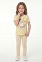 Printed Short Sleeve Girls' T-Shirt B7 - 2