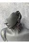Sparkling Baguette Bridal Wedding Henna Night Earrings - 2