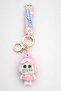 Cry Baby Cute Keychain – Silicone Figurine, Pink Design Bag & Key Accessory - 4