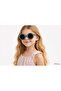 Dd804 Khaki Green Round Children's Sunglasses Unisex - with Storage Case Gift - 3