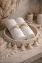 2-Piece Soft Textured 100% Cotton 40X60 cm Hand, Foot and Kitchen Towel Set - 5