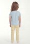 Printed Short Sleeve Girls' T-Shirt B12 - 4