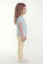 Printed Short Sleeve Girls' T-Shirt B12 - 3