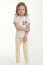 Printed Short Sleeve Girls' T-Shirt B12