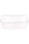 10 pcs Rectangular Microwaveable Container with Lid 750 ml - 2
