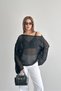 Women's Balloon Sleeve Summer Knitwear Blouse