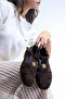 Women's Bitter Brown Genuine Leather Cage Gladiator Handmade Band Buckle Adjustable and Rubber Sole Sandals Summer Shoes R004 - 2