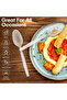 Disposable Plastic Spoons 50 pcs – Clear Transparent - 3