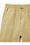 شورت قطني كاكي للأولاد 6SKB40064TW - 3