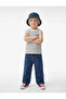 Shark Embroidered Blue Baby Boy Sleeveless T-Shirt 6Smb30006Tk