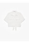 Women's Short Sleeve Shirt 6Sal60005Iw Off White - 3