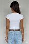 Cotton Soft Textured Comfortable Straight Cut Short Sleeve Crewneck Bluz-Body-Tshirt - 2