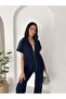 Women's Modal Track Suit Set with Zero Sleeves Vest and Stone Embroidered Model - 6