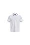 Jcofusıon Brandıng Polo Zip Ss Sn Men's T-Shirt 12289953 Bright White - 5
