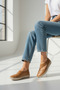 100% Genuine Leather Elastic Flexible Women's Shoes - 4