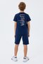 Boys' Bermuda Suit, 100% Cotton - 6