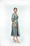 Elegant gray midi dress - 4