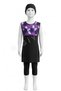 Black Girls' Semi-Closed Swimsuit Set with Tights Children's Swimsuit 3 Pieces (Cap + Tunic + Tights) - 4